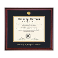 USC Trojans Classic Medallion 8.5 x 11 Diploma Frame BA/MA/PHD